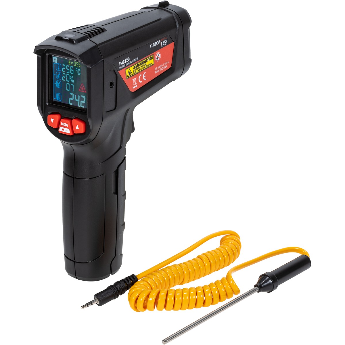 INFRAPUNA LÄMPÖMITTARI TM8120 -50 - +800