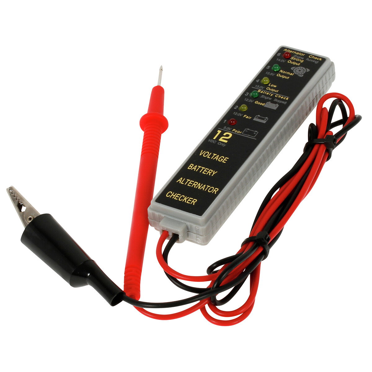 AKKUTESTERI/LATURITESTERI 12V MAGNEETILLA