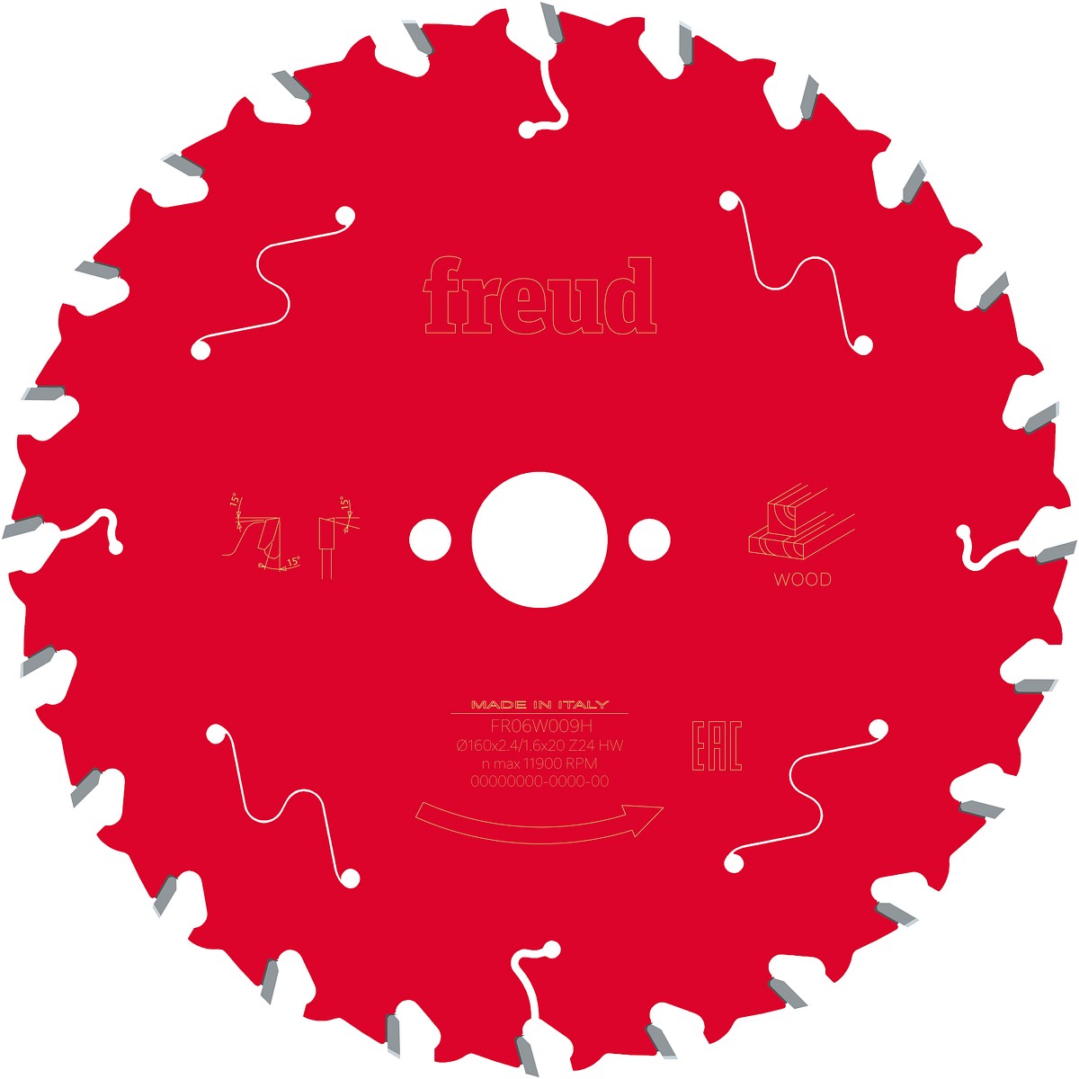 SIRKKELINTERÄ 160X2,4X20MM Z24