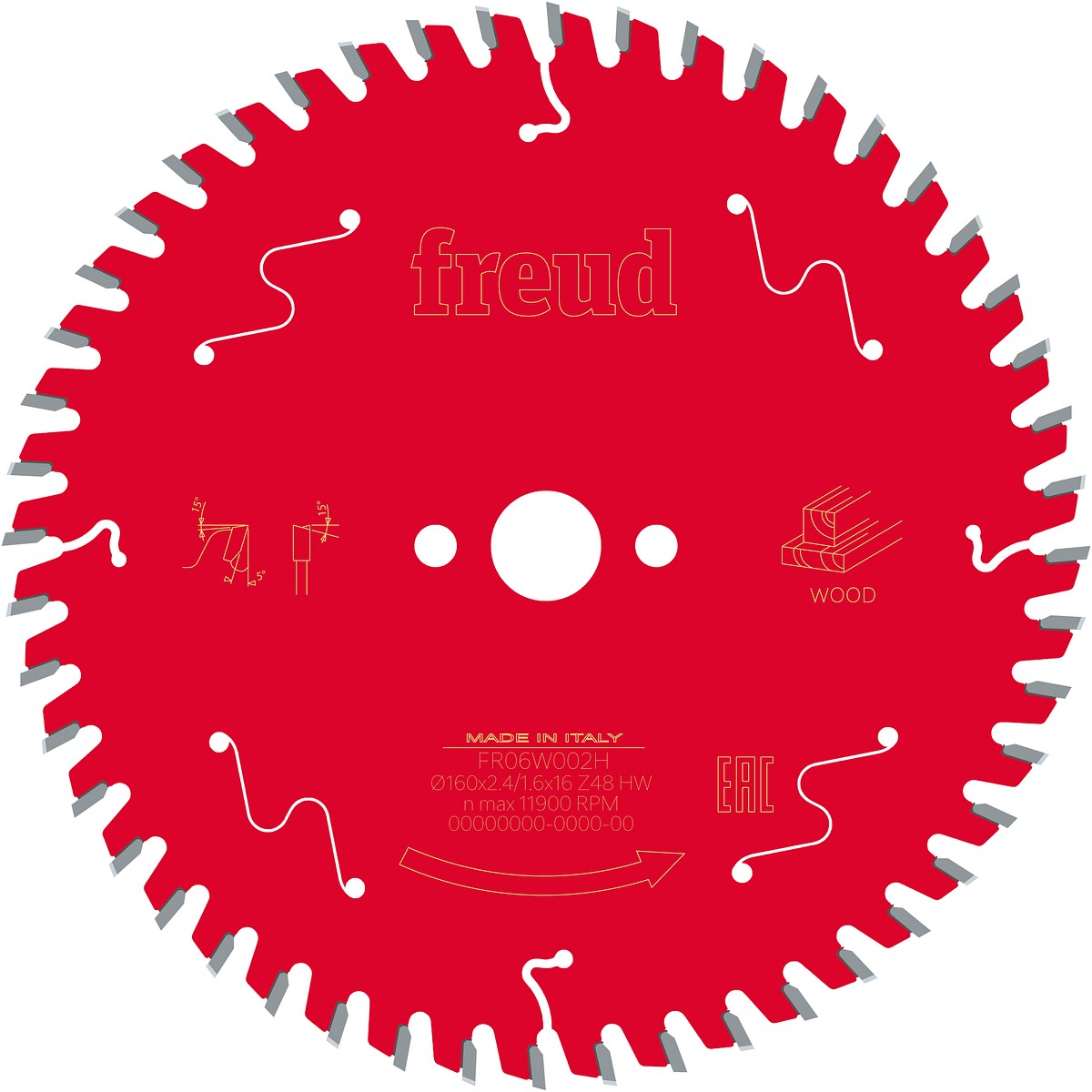 SIRKKELINTERÄ 160X2,4X16MM Z48