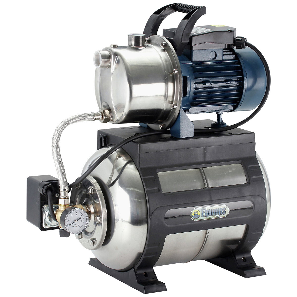 PAINEVESIAUTOMAATTI 1300W INOX