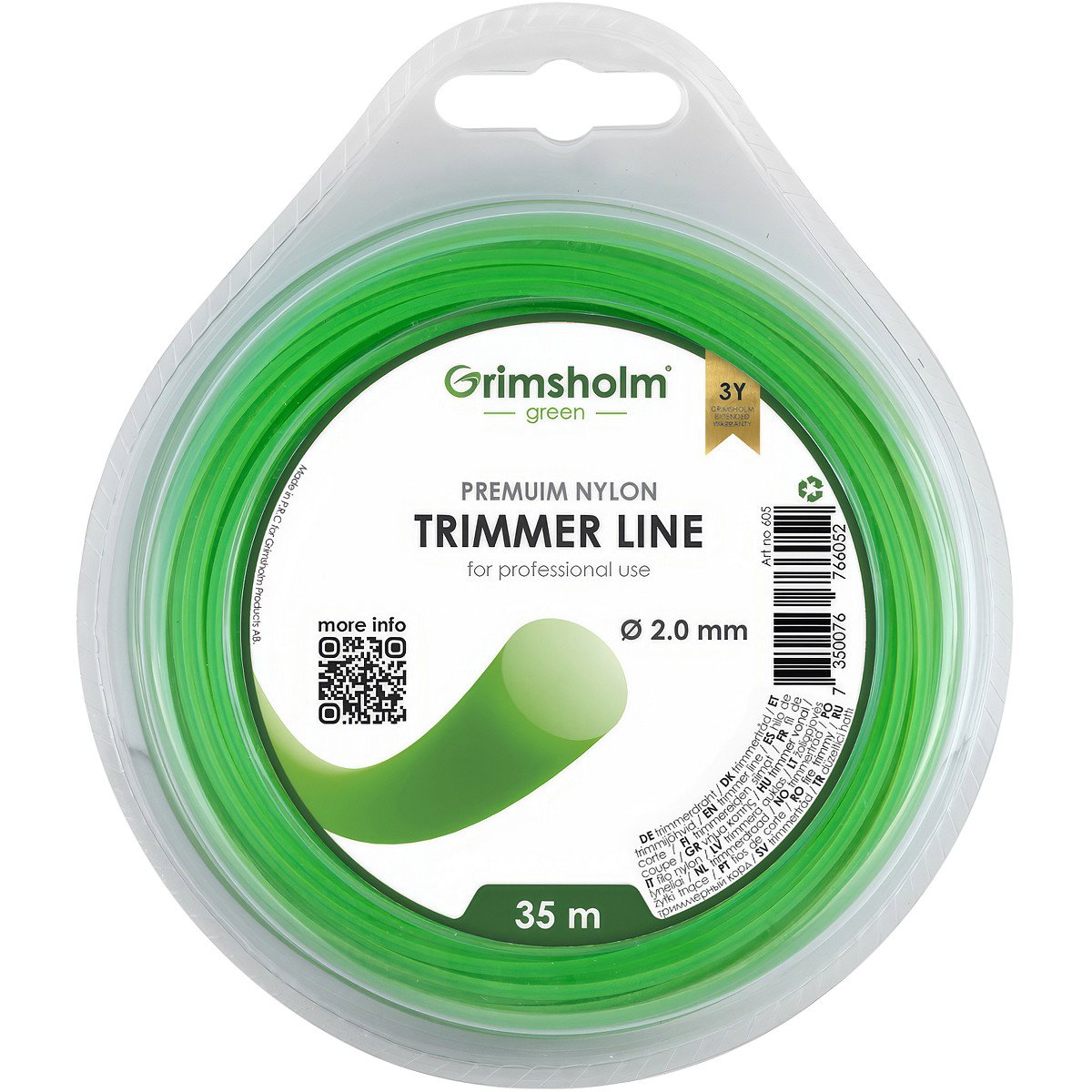 TRIMMERIN SIIMA 2,0MM 35M PYÖREÄ