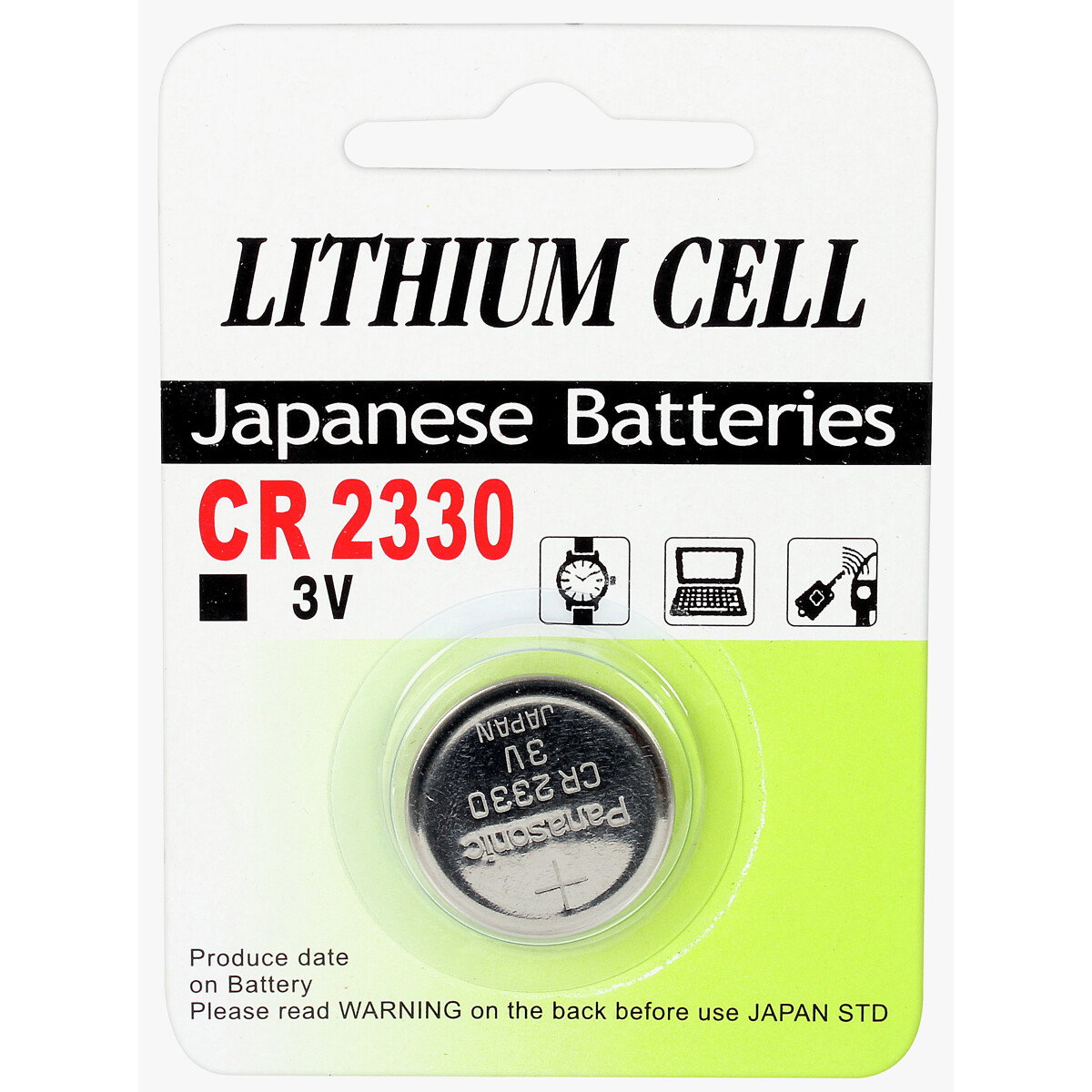 NAPPIPARISTO 3V CR2330 LITHIUM 1KPL