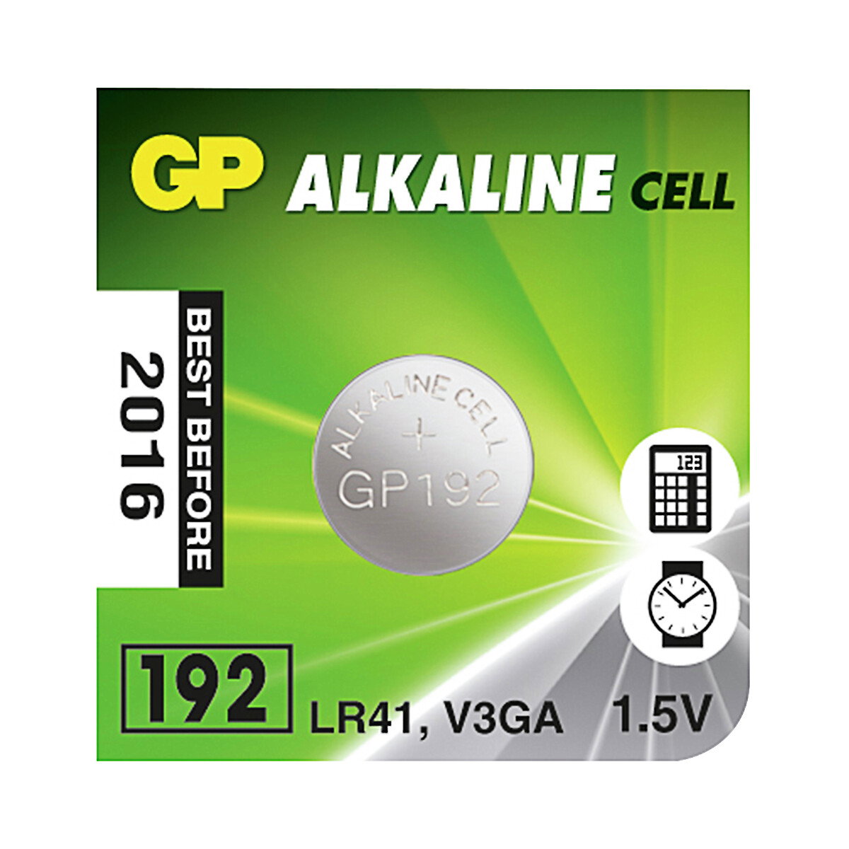 NAPPIPARISTO 1,5V LR41 ALKALINE 1KPL