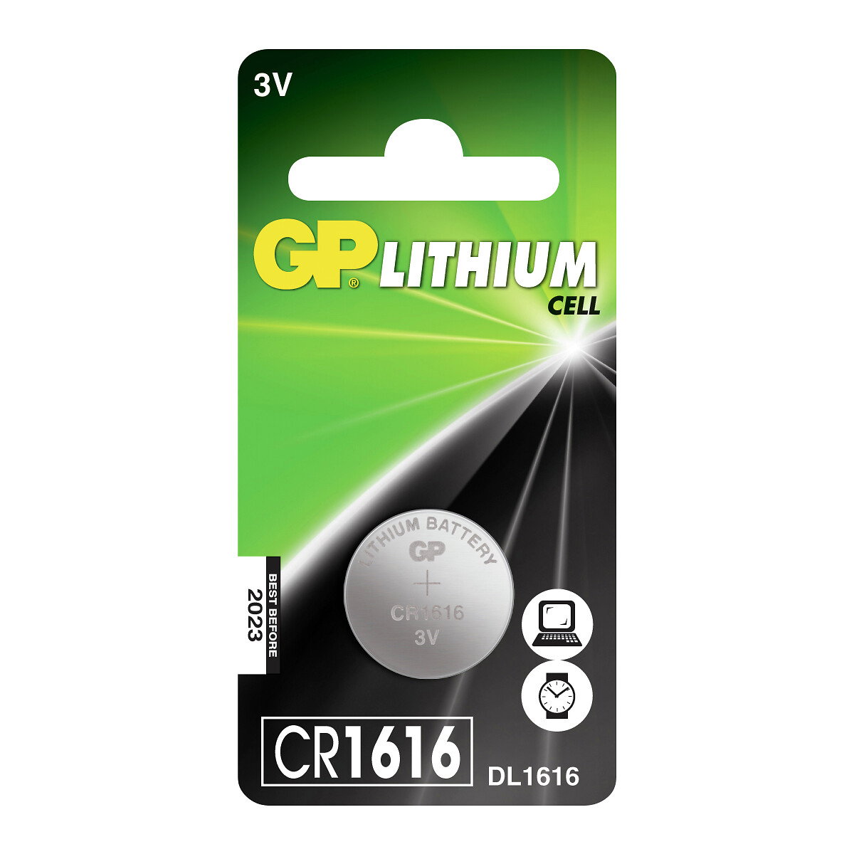 NAPPIPARISTO 3V CR1616 LITHIUM 1KPL