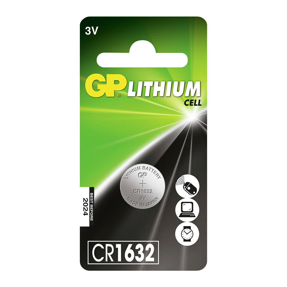 NAPPIPARISTO 3V CR1632 LITHIUM 1KPL