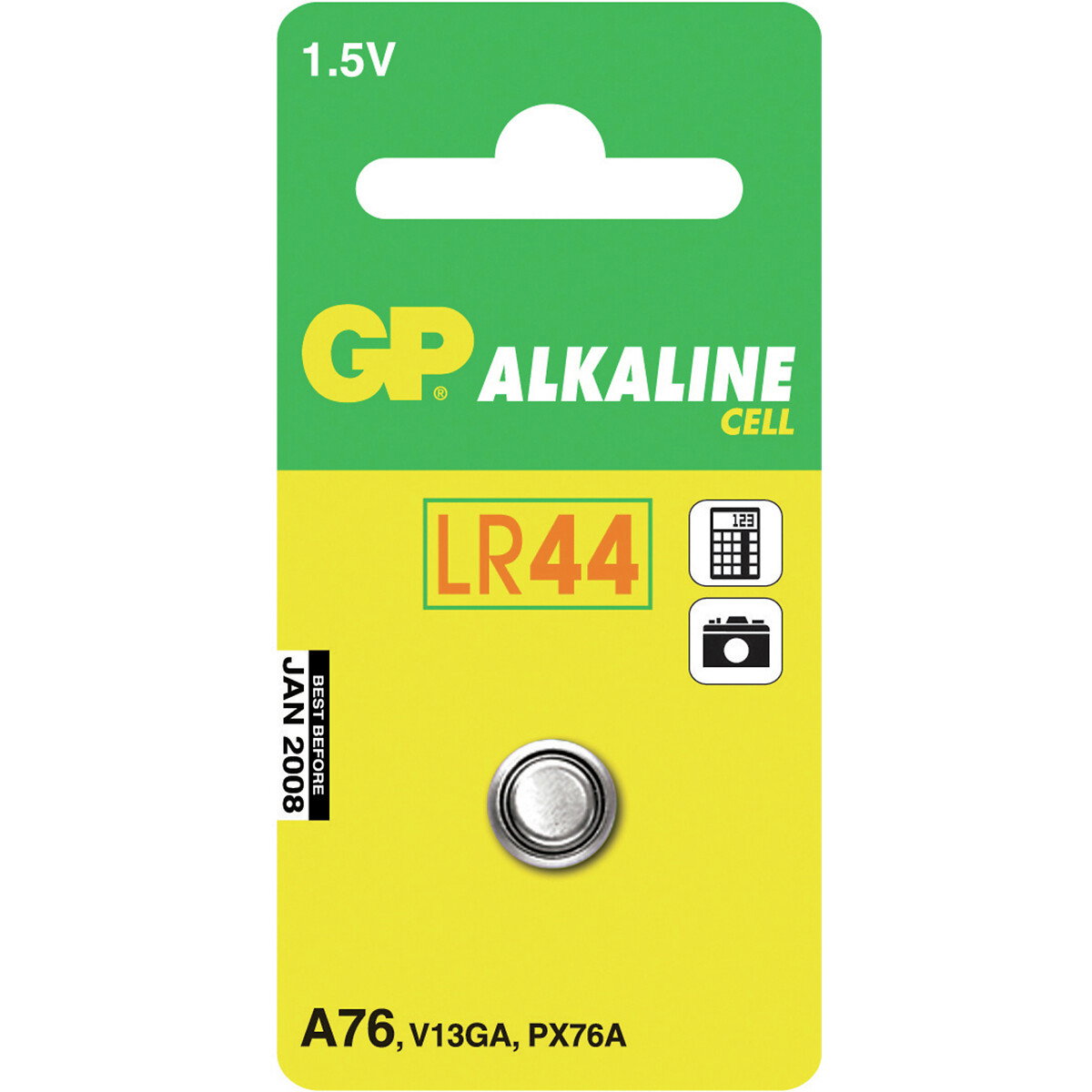 NAPPIPARISTO 1,5V LR44 ALKALINE 1KPL