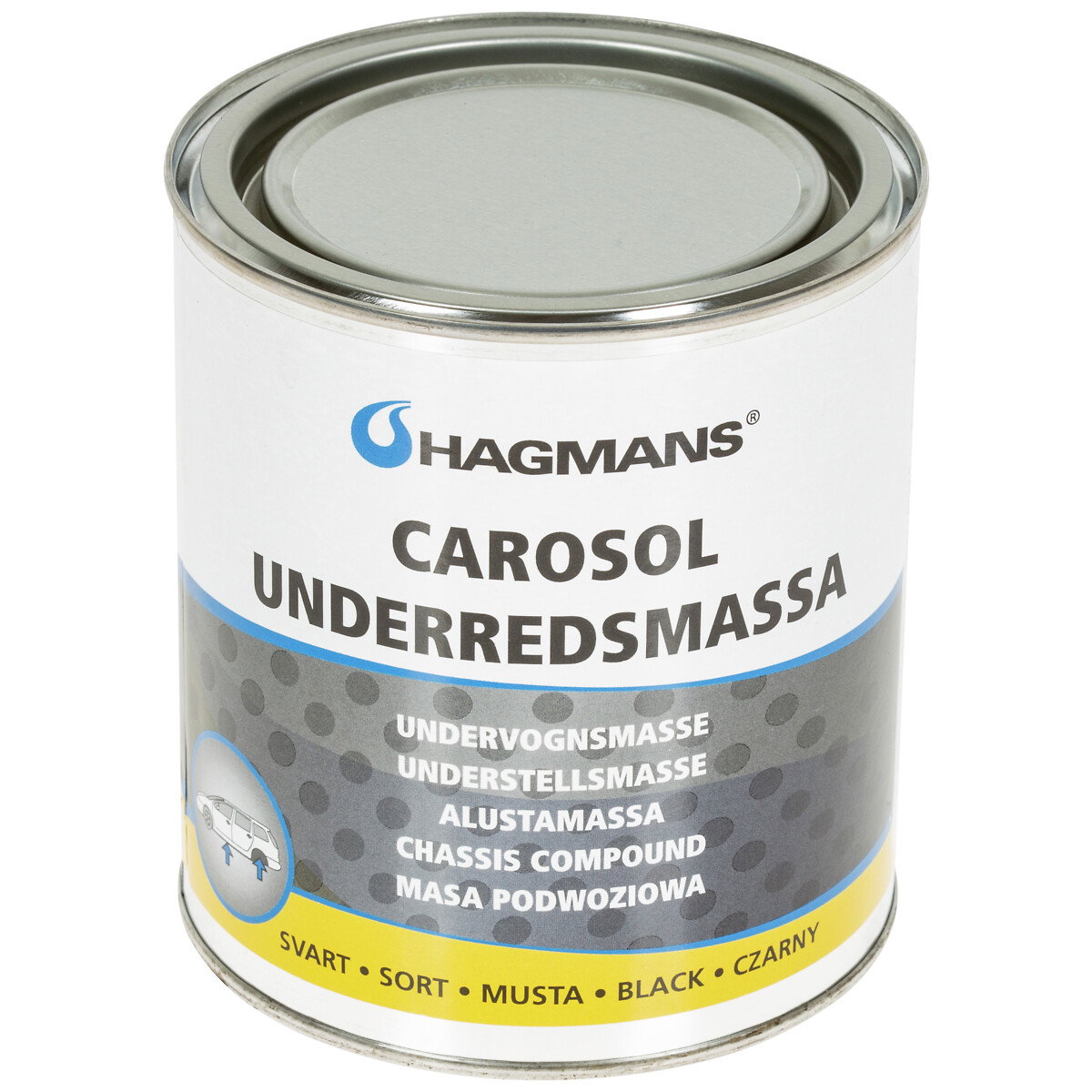 ALUSTAMASSA 1KG MUSTA