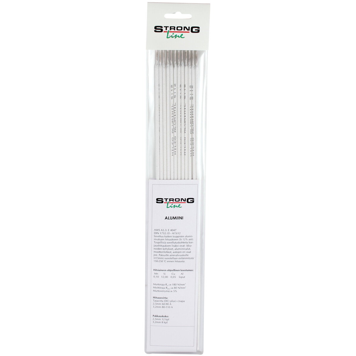 HITSAUSPUIKKO ALUMIINI 2,5MM 12KPL