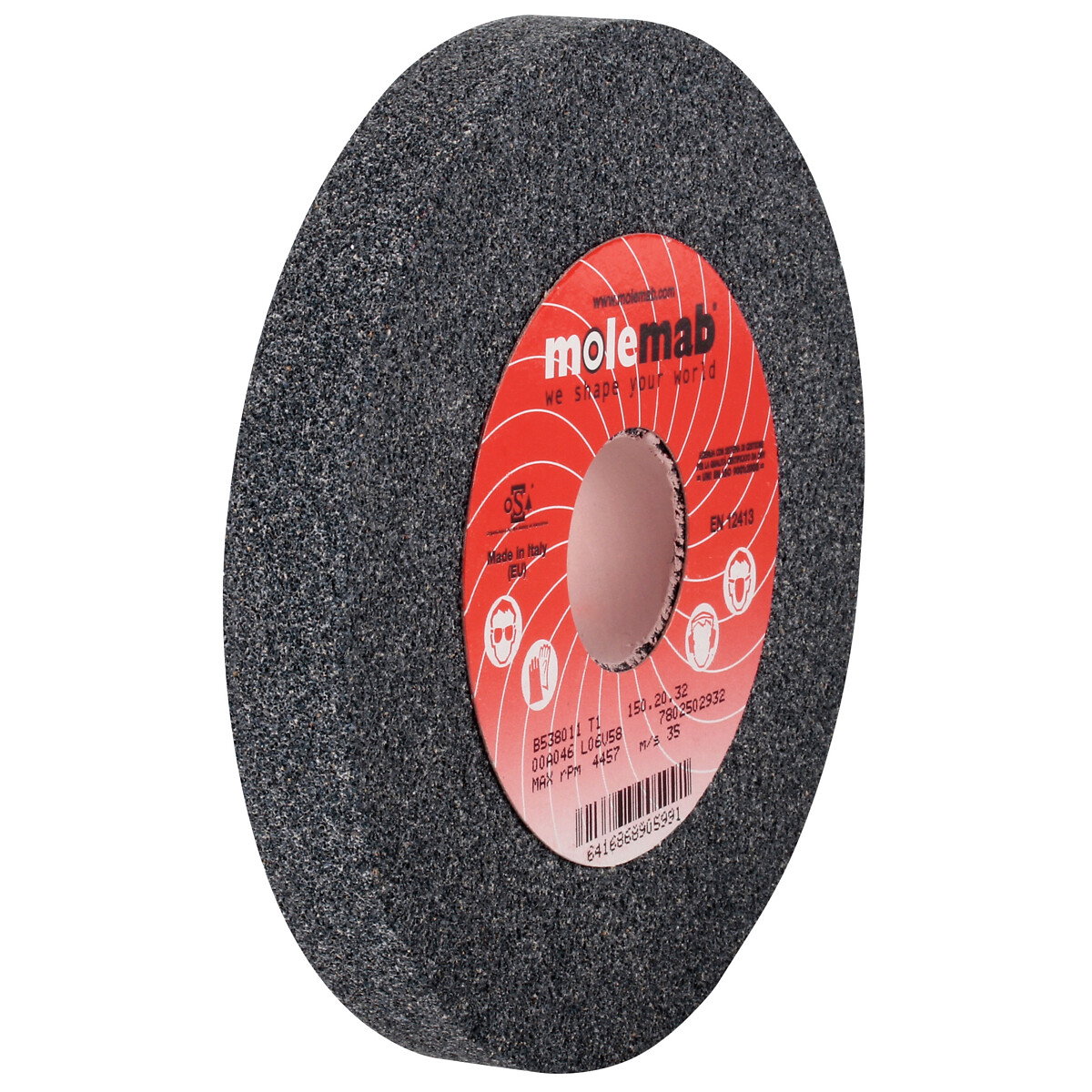 HIOMAKIVI 150X20X32MM G36 HARMAA SMIRKELI