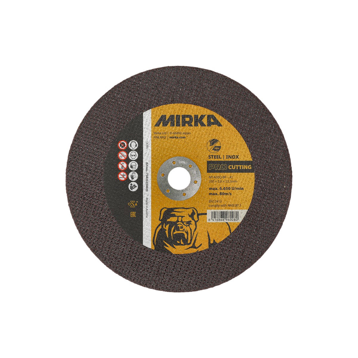 KATKAISULAIKKA PRO 230X2,0X22,2MM INOX