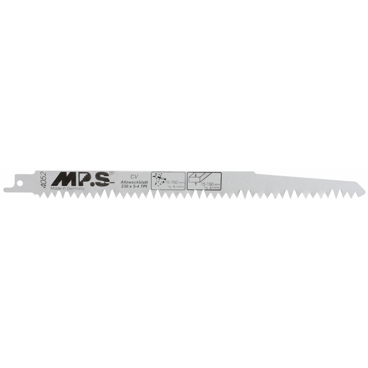 PUUKKOSAHANTERÄ 230MM CV 4/5TPI 4052 2KPL
