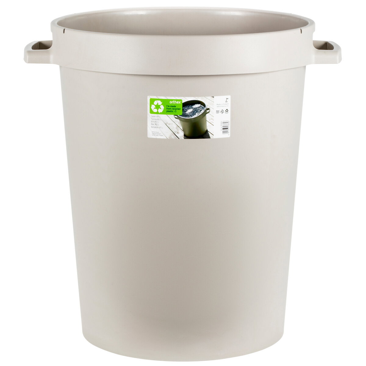 VESISAAVI 80L UUSIOMATERIAALI TAUPE
