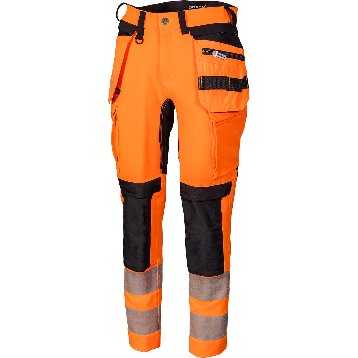 M.STRETCHHOUSU WELLFIT NEO HI-VIS ORAN./MUSTA