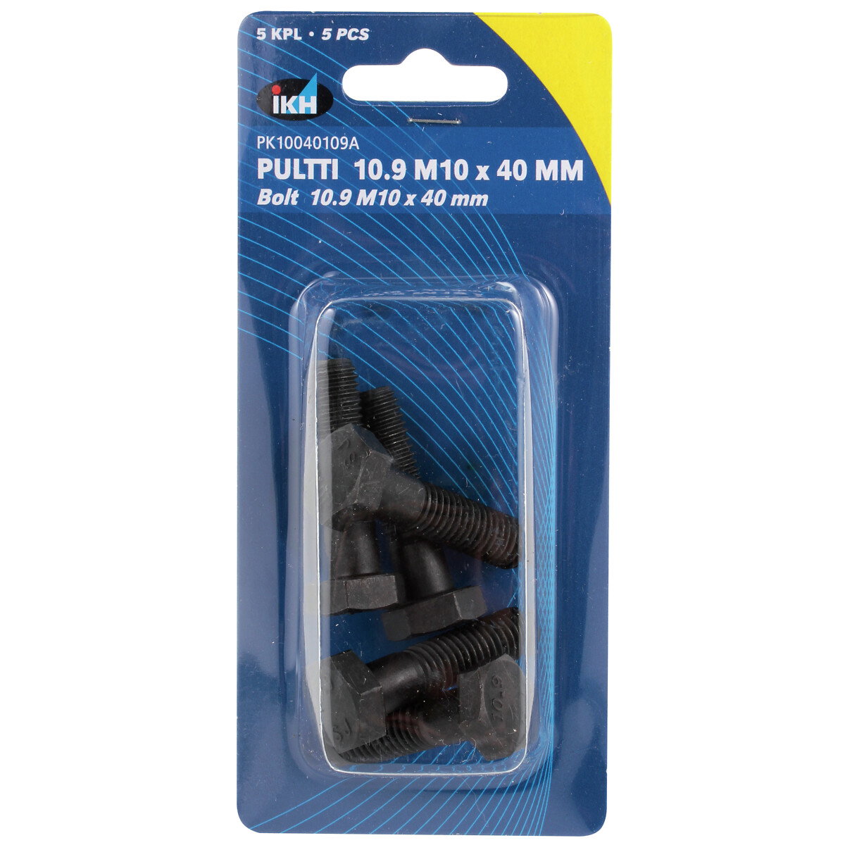 PULTTI M10X40 10.9 5KPL DIN931