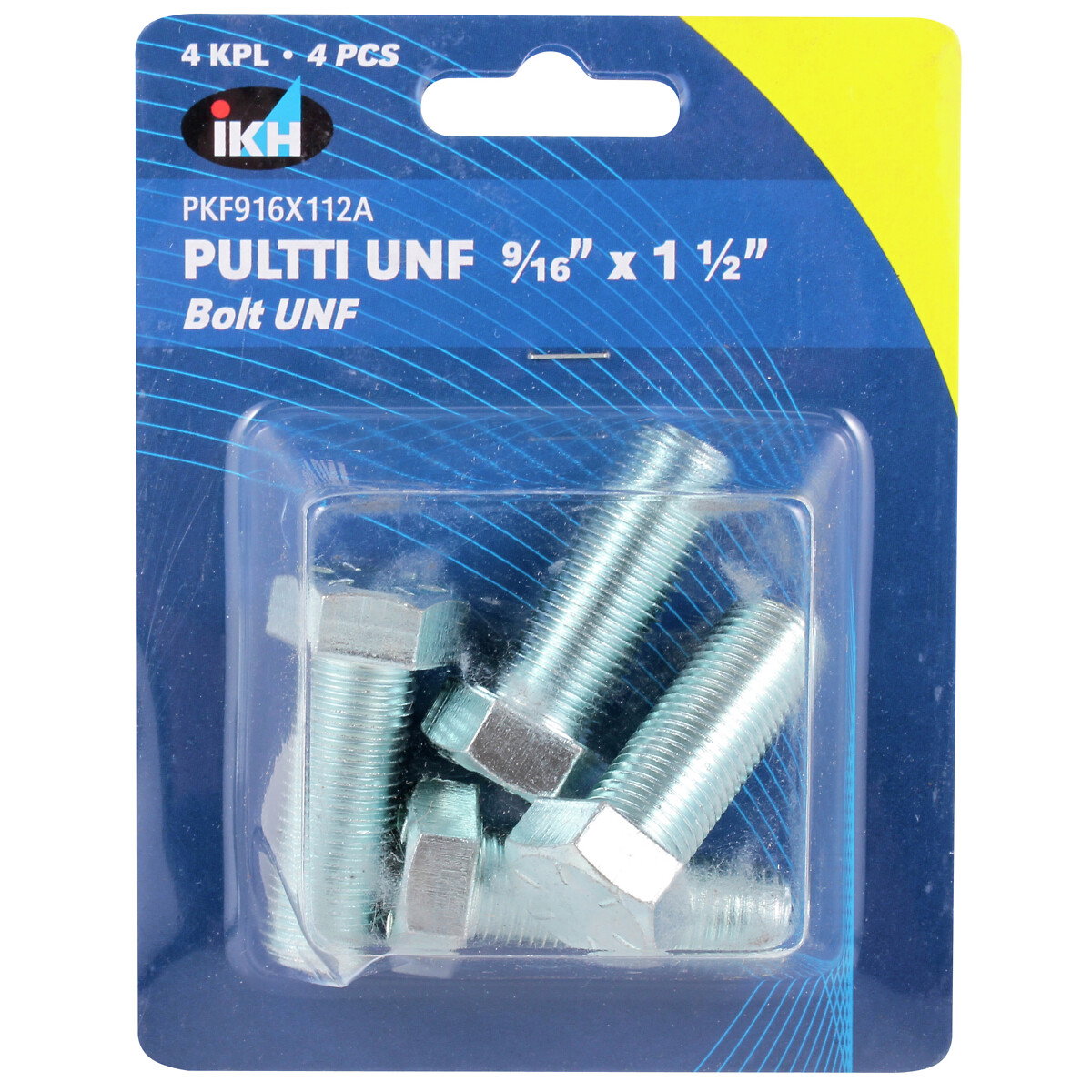 PULTTI UNF 9/16X1 1/2" 4KPL SINKITTY