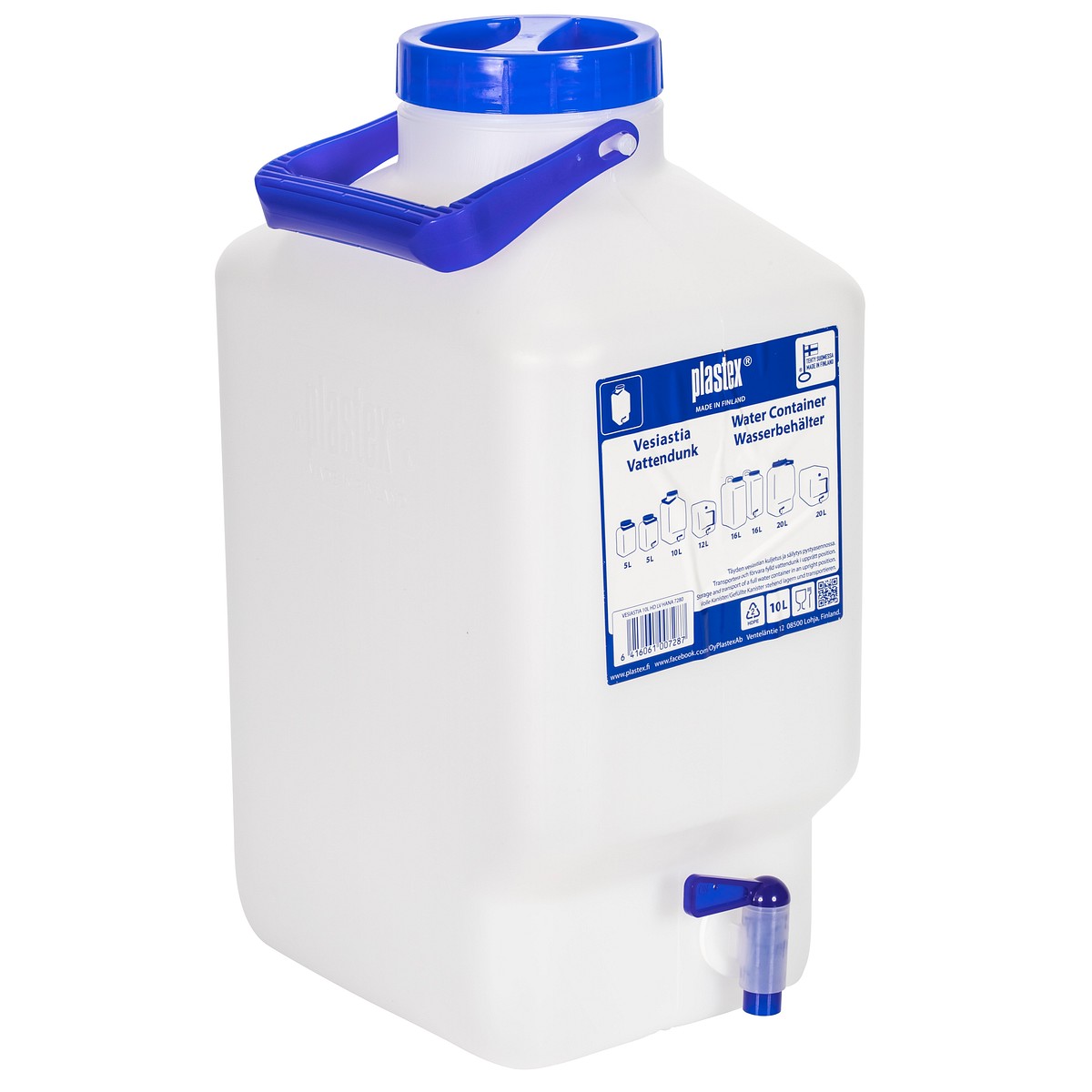 VESIASTIA 10L PAINOHANALLA PLASTEX