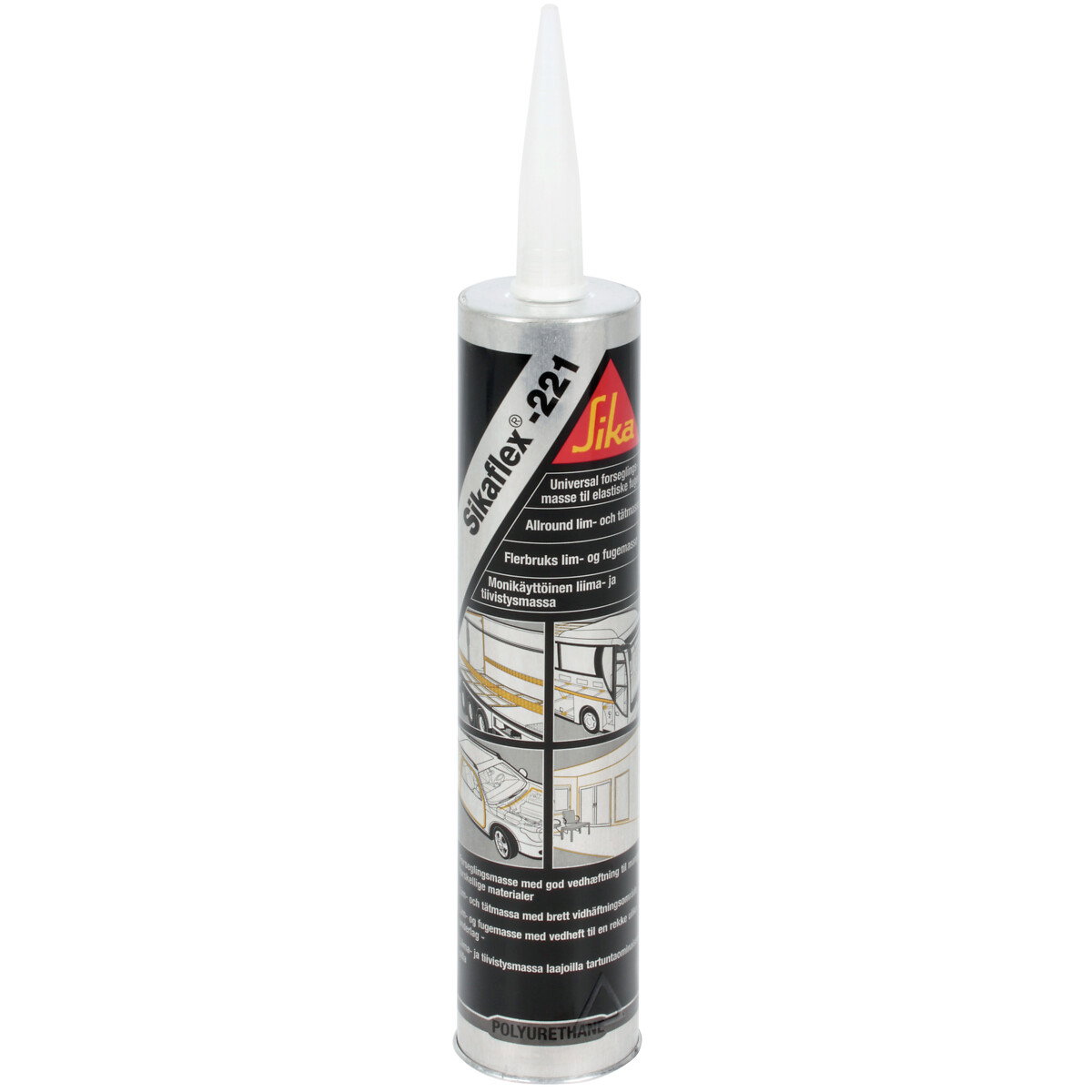 LIIMATIIVISTEMASSA VALK. 300ML SIKAFLEX 221