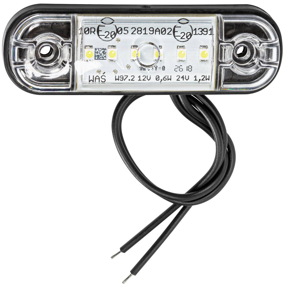 ÄÄRIVALO LED MATALA VALKOINEN 12-24V