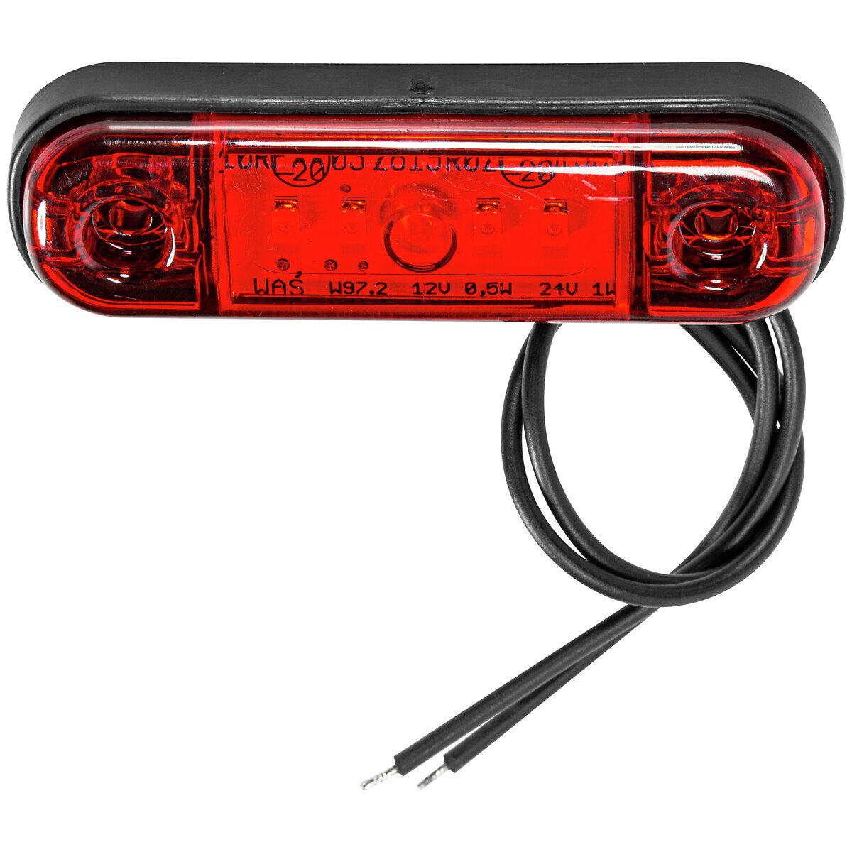 ÄÄRIVALO LED MATALA PUNAINEN 12-24V