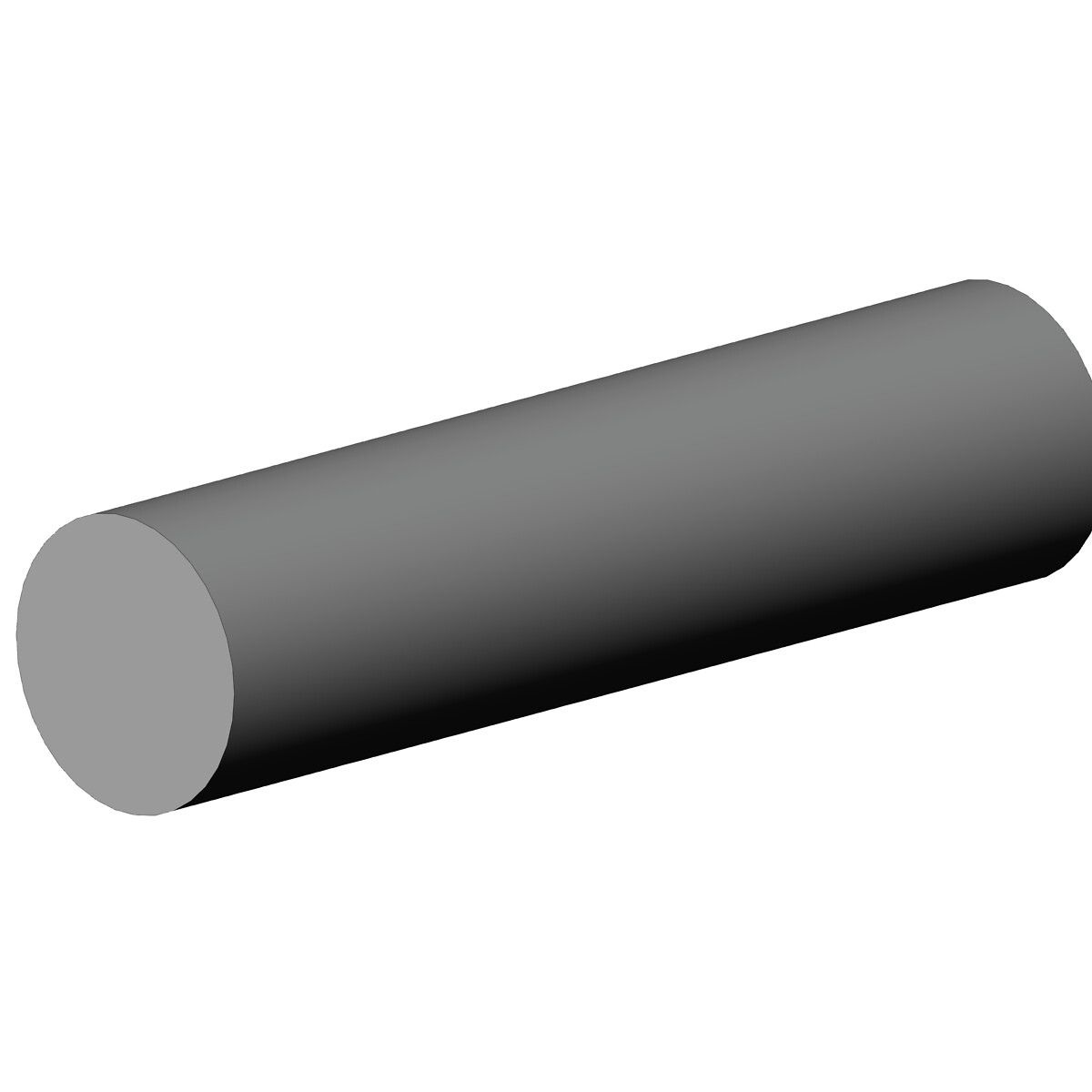 PYÖRÖTANKO 25X2000MM VEDETTY TERÄS