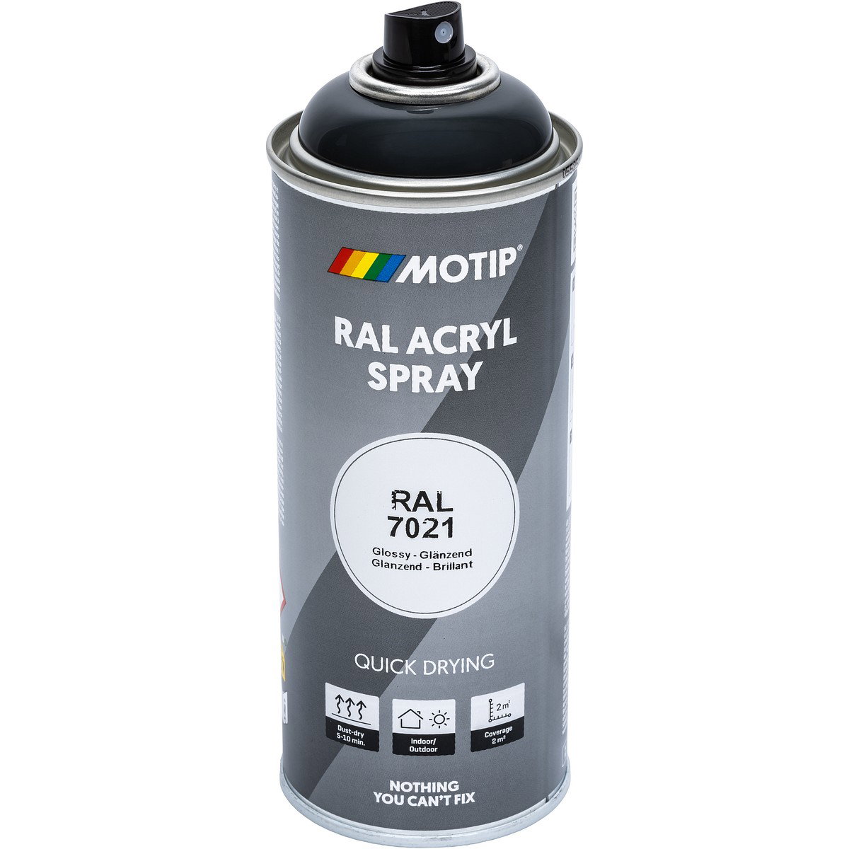 SPRAYMAALI MUSTA HARMAA RAL7021 AKR 400ML