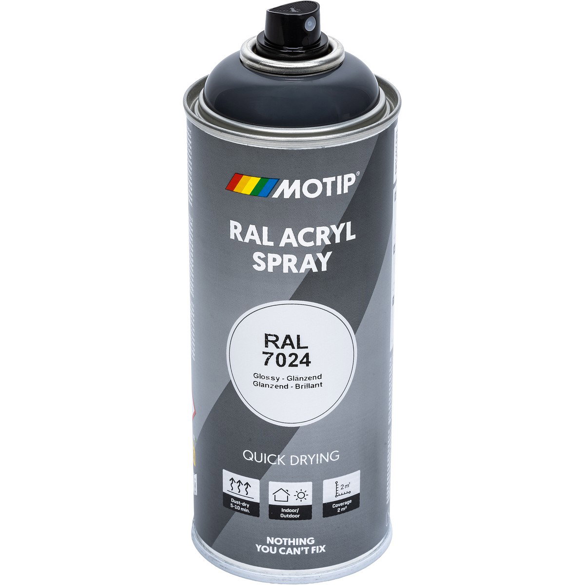 SPRAYMAALI HARMAA GRAF. RAL7024 AKR.  400ML