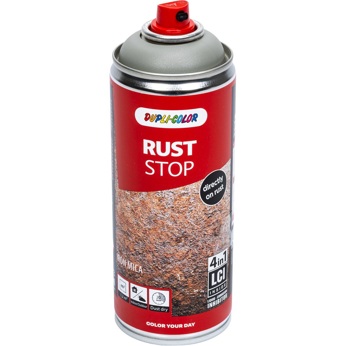 RUOSTEENESTOMAALI HOPEANHARMAA RAL9007 400ML 4IN1