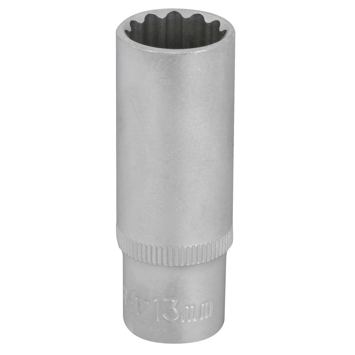 HYLSY 1/4" 12-KULMA M13 PITKÄ (50MM)