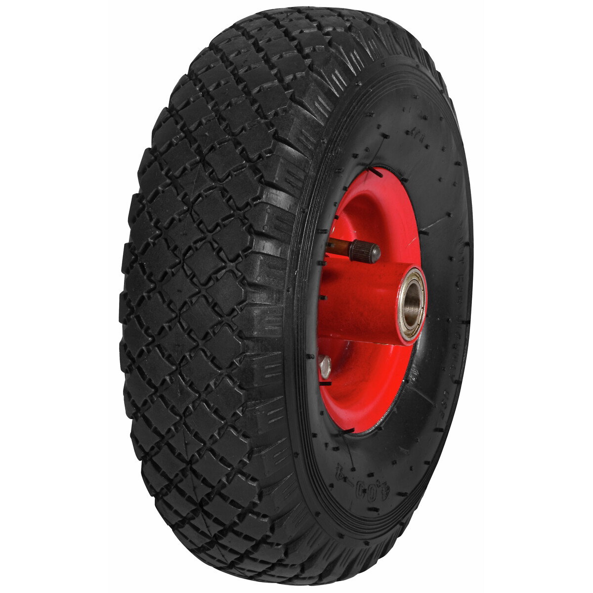 PYÖRÄ 4.00X4/4 MET/KUULAL. TÄYDELLINEN