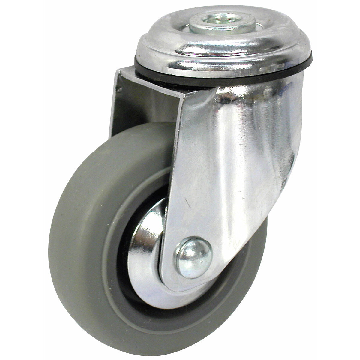 VAUNUNPYÖRÄ KÄÄNTYVÄ 80MM HARMAA