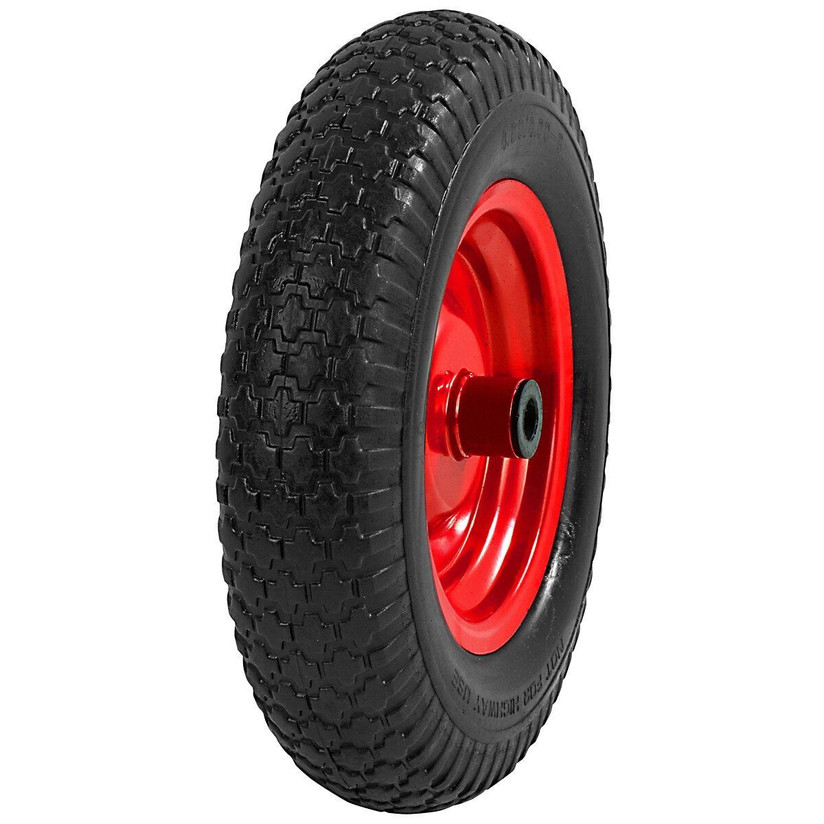 PYÖRÄ 4.00X8 MET/LIUKUL. PUHKEAMATON TÄYDELLINEN